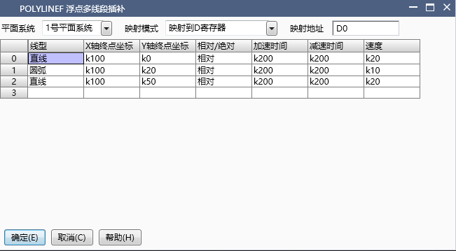 POLYLINEF instruction diagram1